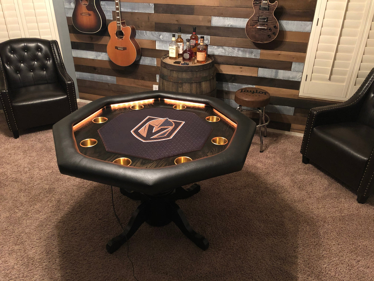 Round & Unique Shaped Poker Tables