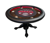 The Amarillo poker table with integrated features for an elevated game night.